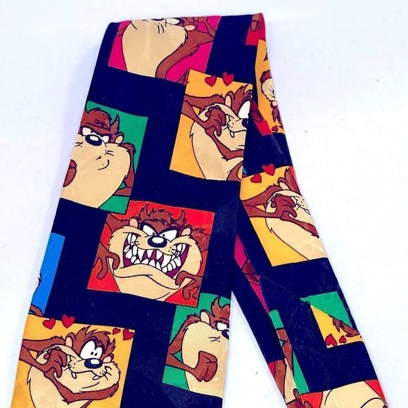 Looney Tunes Tasmanian Devil Neck Tie - Picture 5 of 9